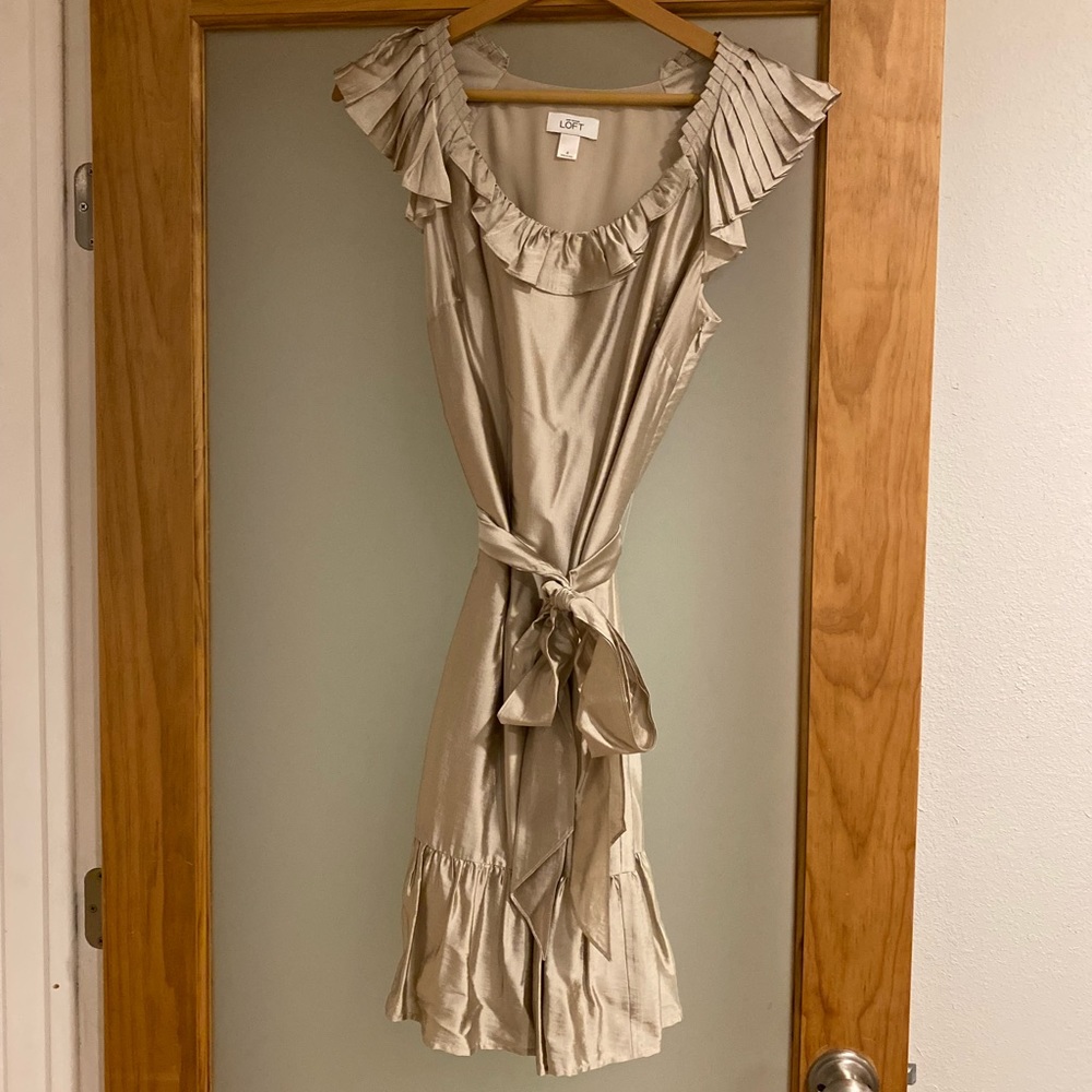 Champagne Party Dress • Loft